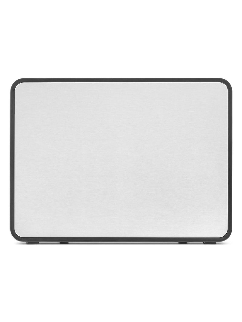 Brabantia Matt Steel Fingerprint Proof Fall Front Bread Bin (British brand)
