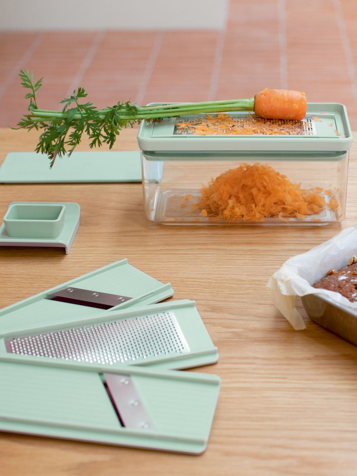 Brabantia Jade Green Tasty+ Slicer and Grater Set