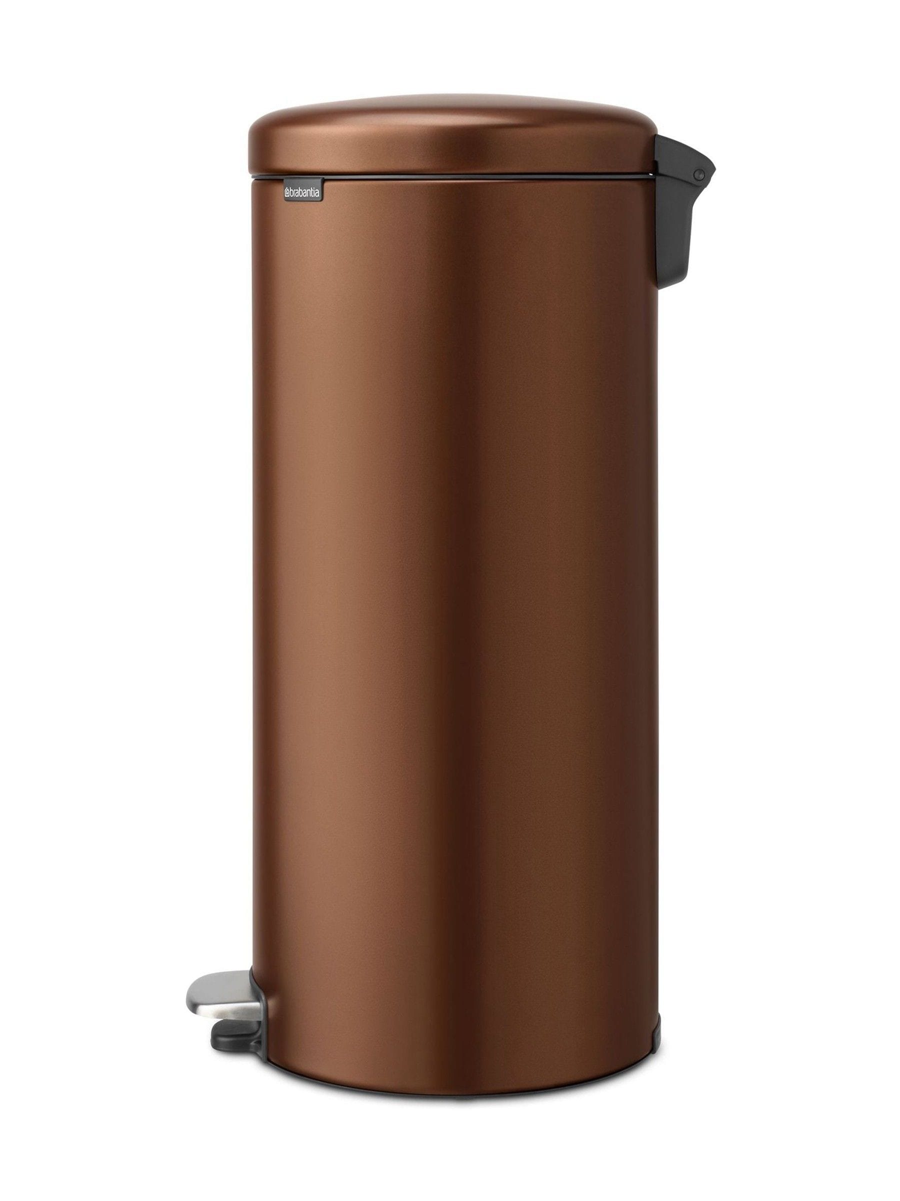 Brabantia Warm Bronze Pedal Bin 30L - British product