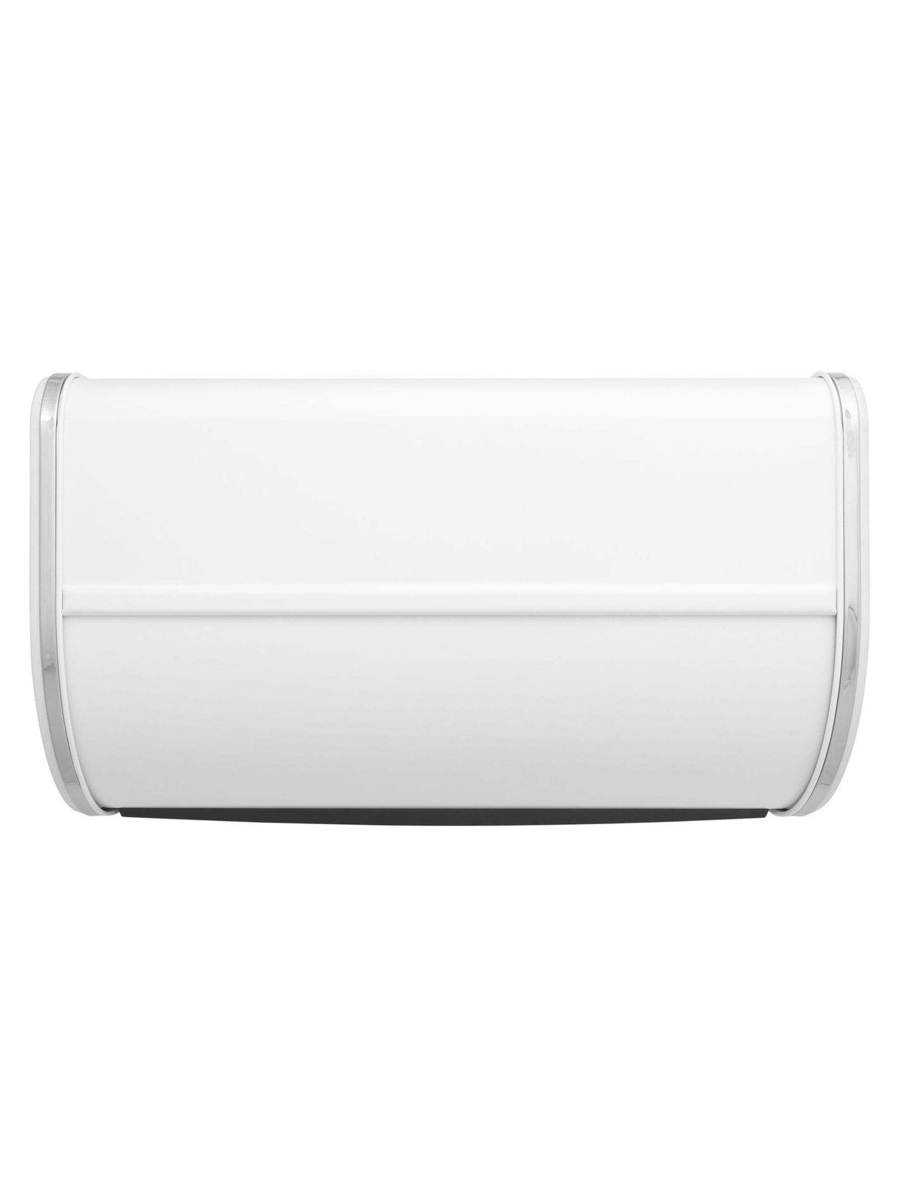 Brabantia white roll top bread bin - British product