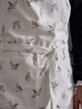 Sophie Allport Off White Snowy Owls Adult Apron