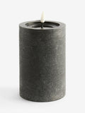 LED pillar candle black 15cm (British brand)