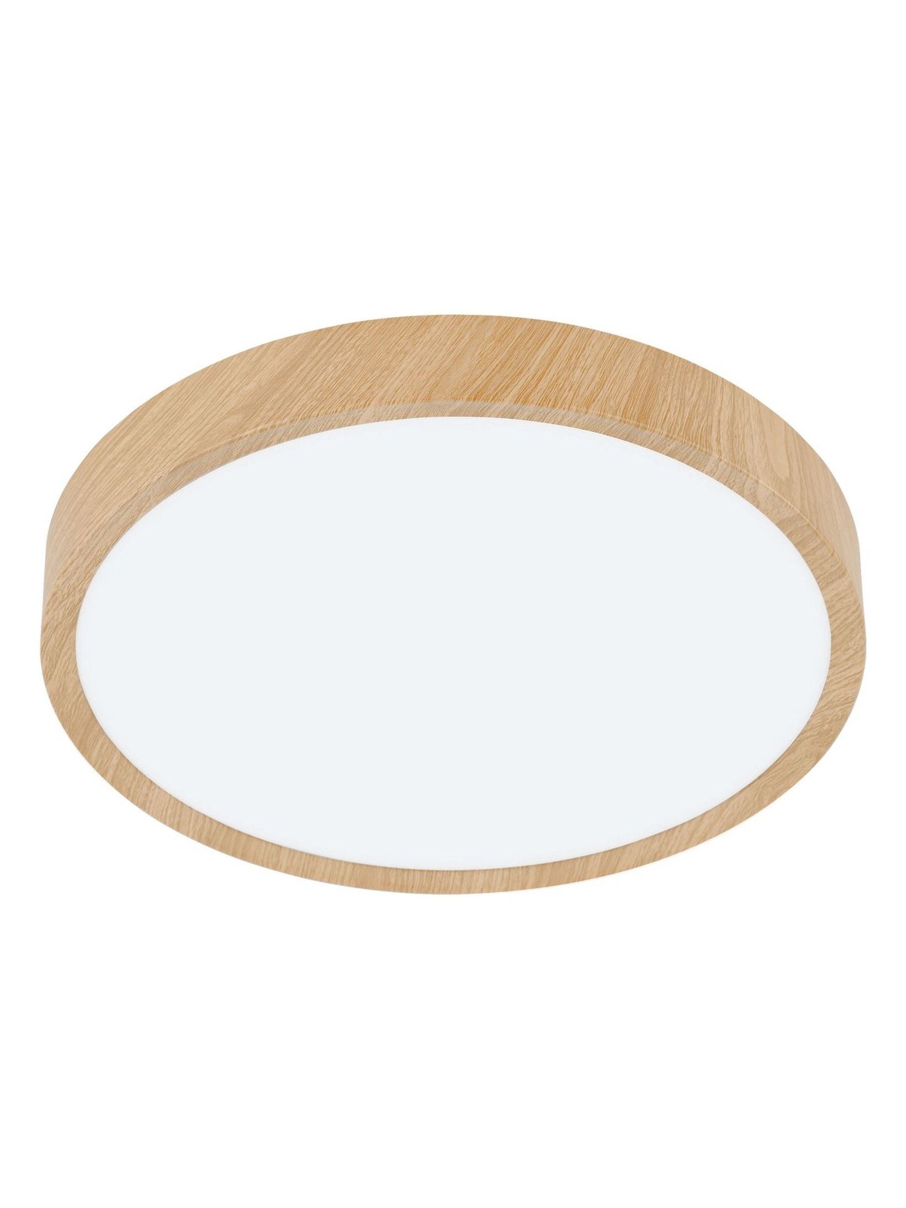 Eglo Musurita ceiling light with wood and plastic diffuser, UK version