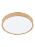 Eglo Musurita ceiling light with wood and plastic diffuser, UK version