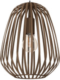 Eglo Espinal pendant light caged style 28cm, imported from the UK