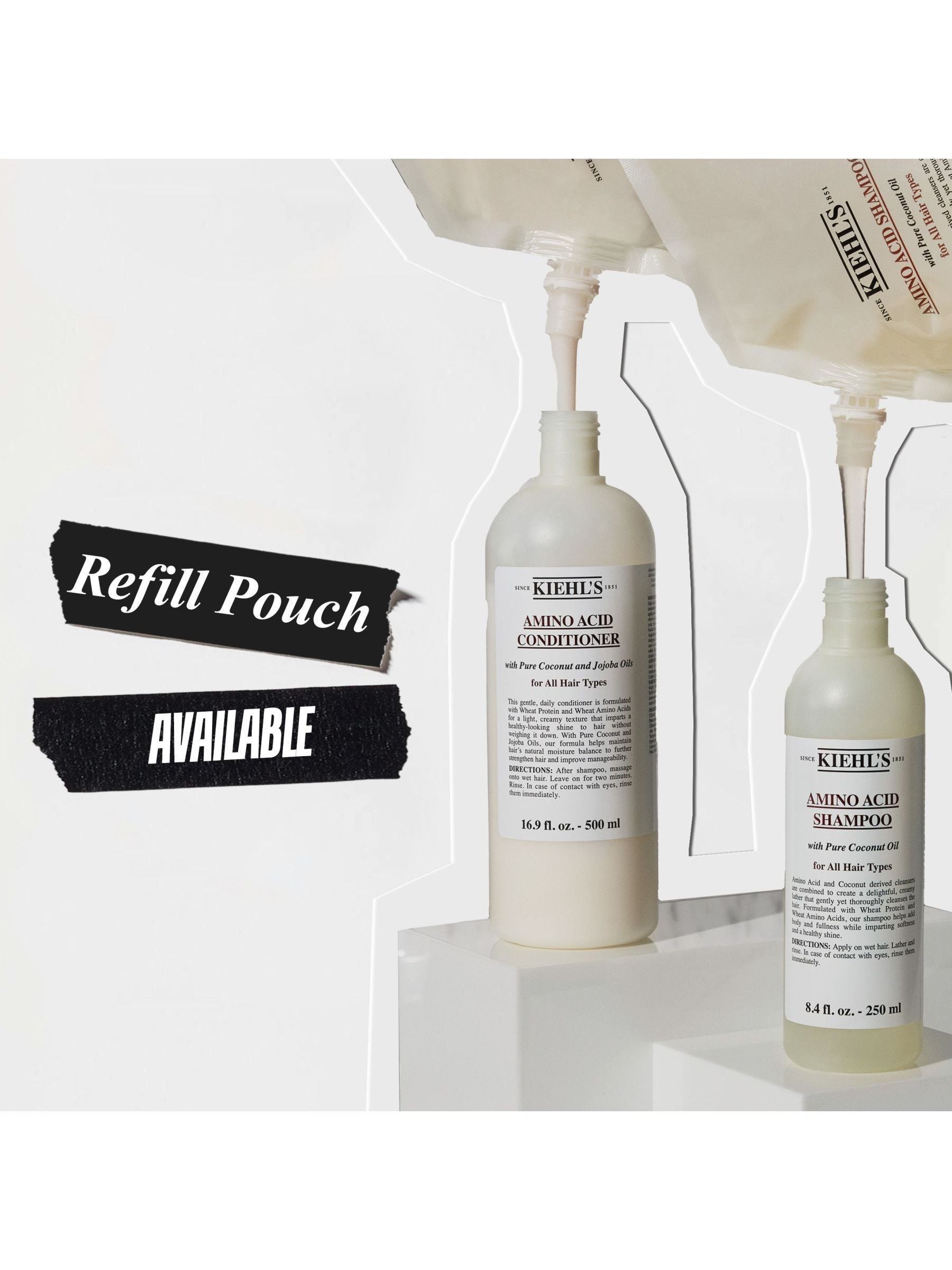 Kiehls Refillable Amino Acid Shampoo 1L, UK version