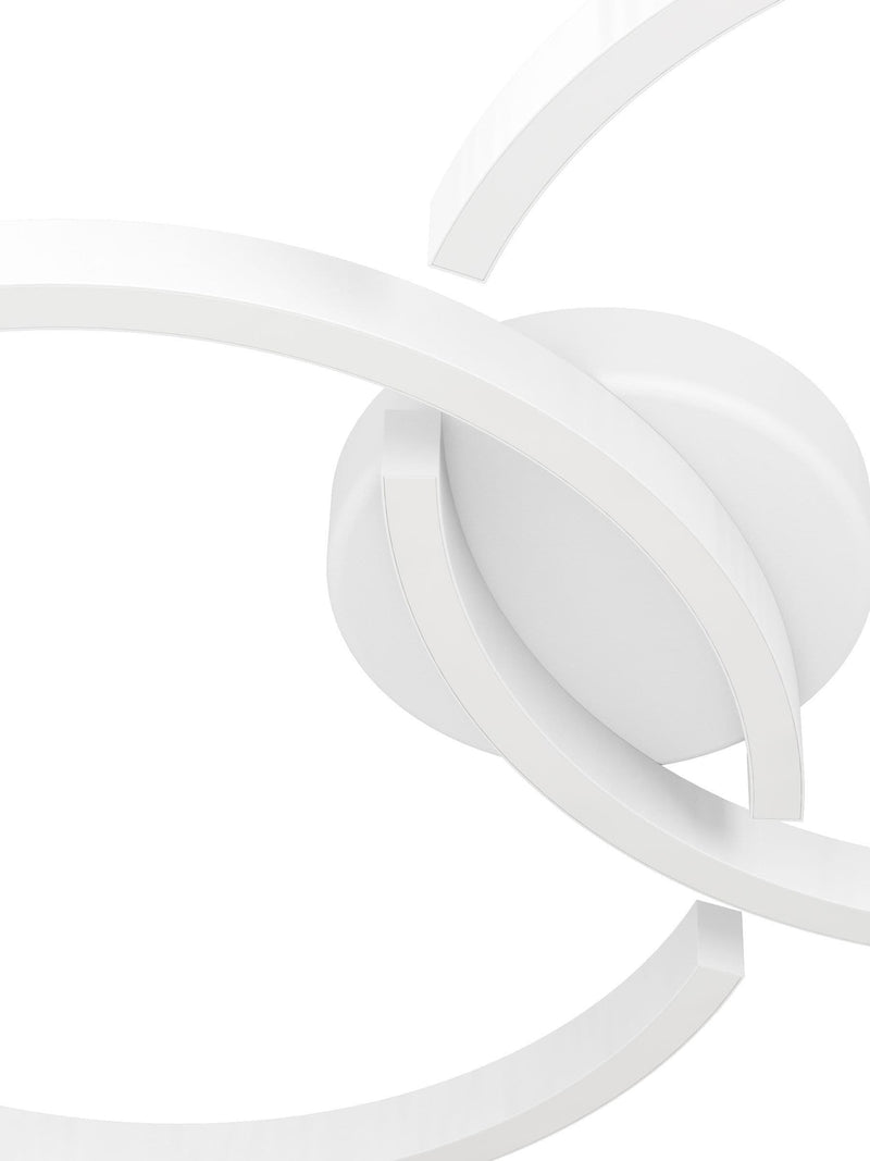 Eglo Amandolo LED ceiling light white aluminium (British brand)