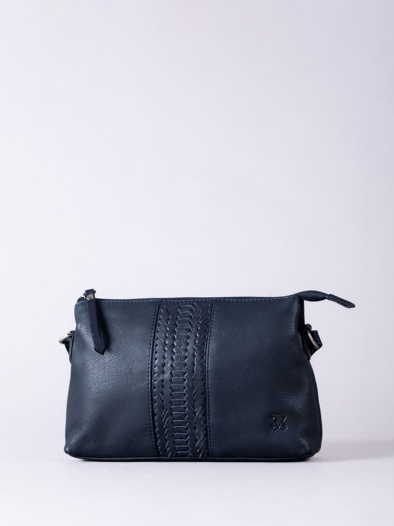 Lakeland Leather Black Eden Cross-Body Bag
