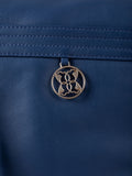 Lakeland Leather blue Cartmel cross-body bag, imported from the UK