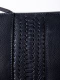 Lakeland Leather black Eden cross-body bag - British product