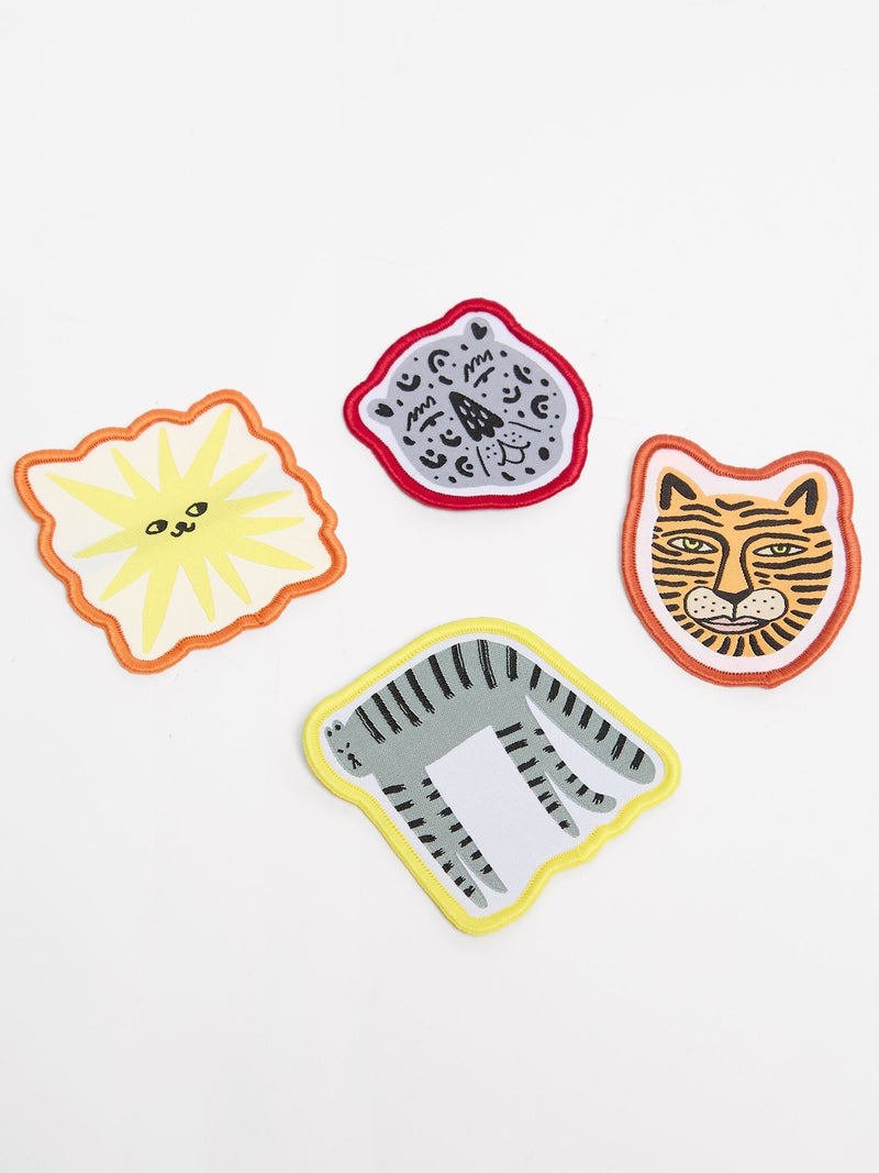 GEN iron on animal badges, UK version