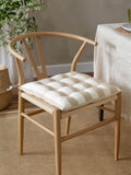 Yard Pecan Hayle Striped Cotton Seat Pads 2 Pack 40cm x 3cm
