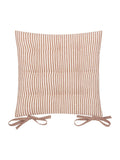 Yard Pecan Hayle Striped Cotton Seat Pads 2 Pack 40cm x 3cm (British brand)