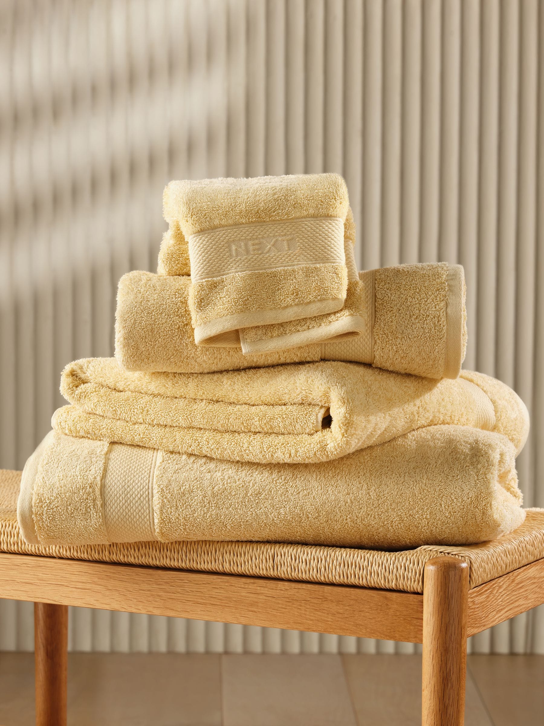 Yellow Buttermilk Egyptian Cotton Towel