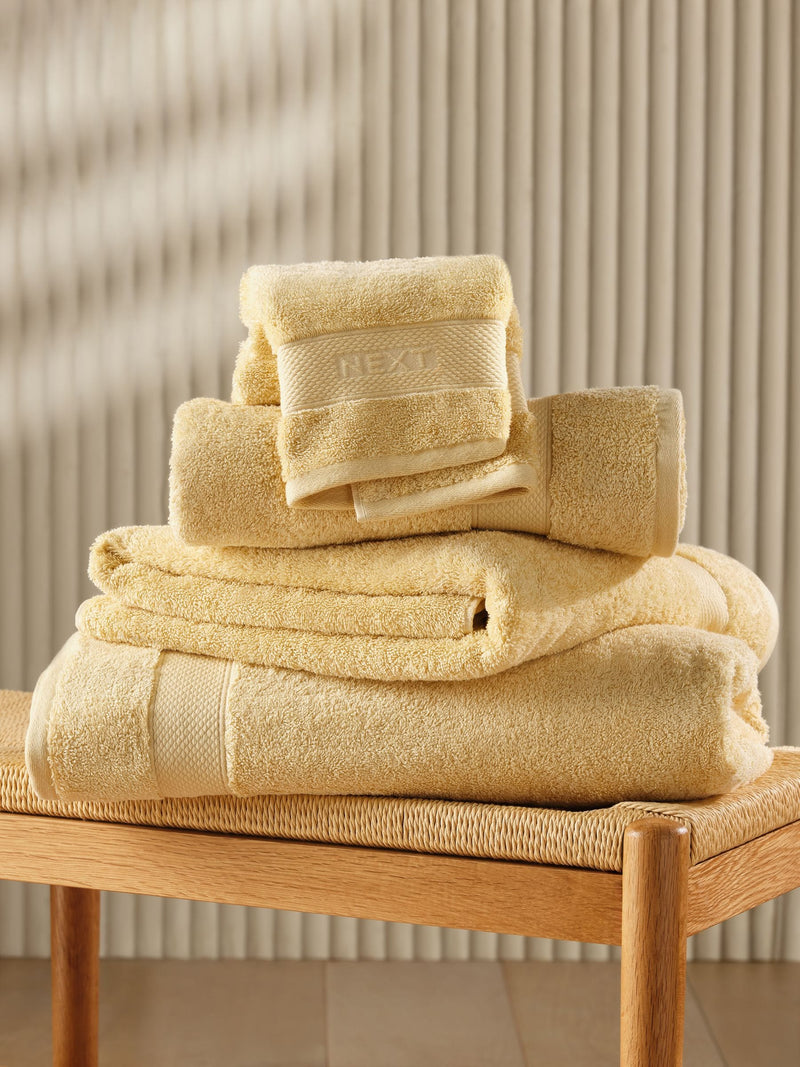 Yellow Buttermilk Egyptian Cotton Towel