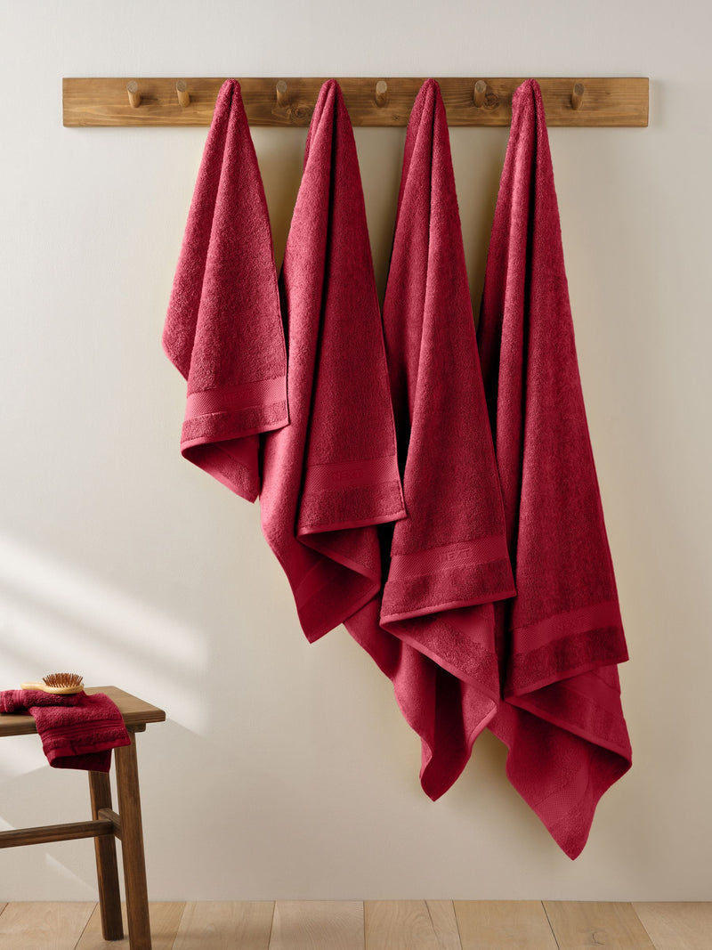 Red Egyptian Cotton Towel