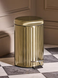 Gold Rib Soft Close 3 Litre Pedal Bin