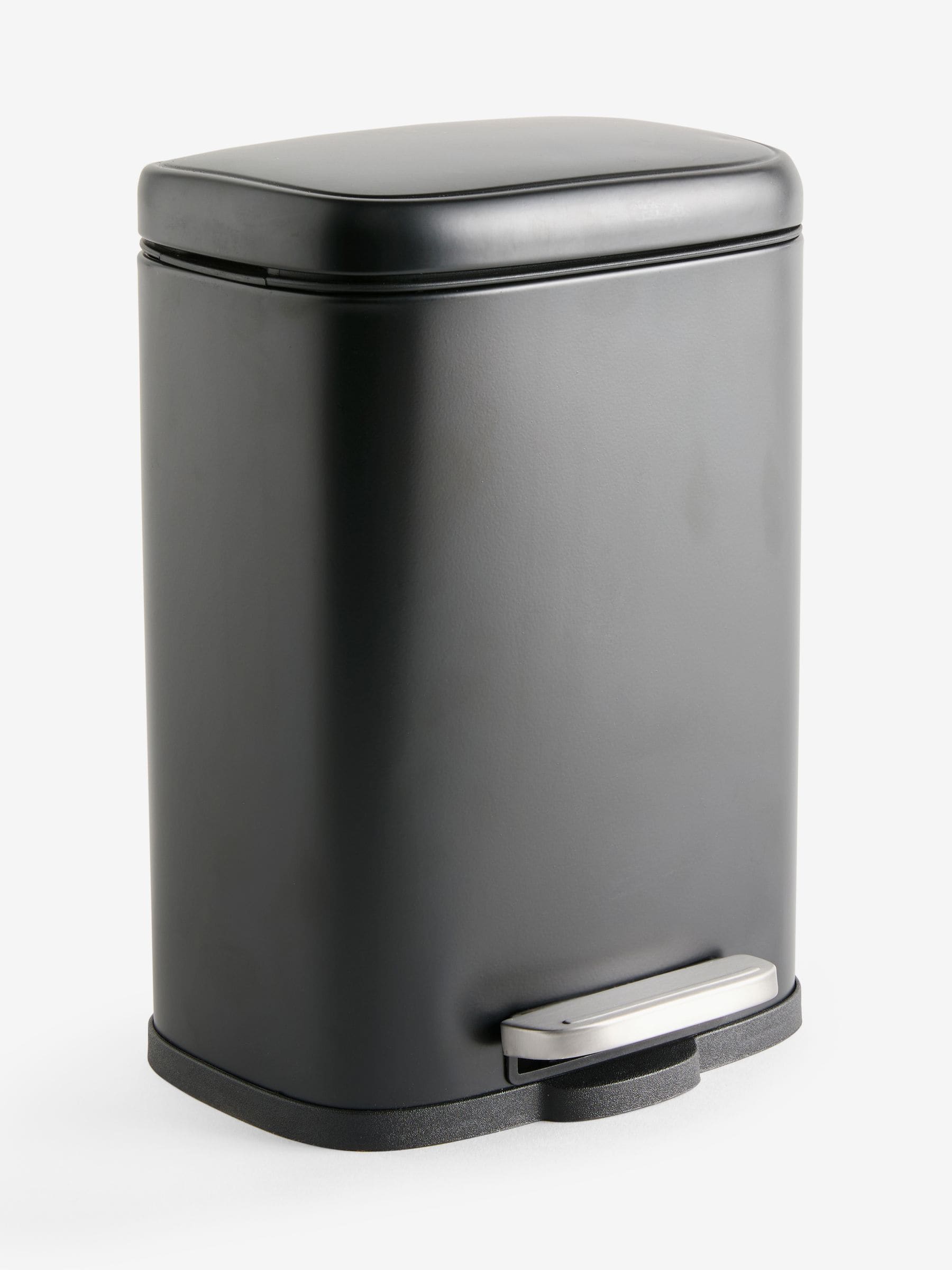 Black soft close pedal bin 5 litre (British brand)