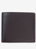 Barbour Amble billfold wallet in brown leather, UK version