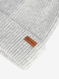 Barbour Grey Pendle beanie hat, UK version
