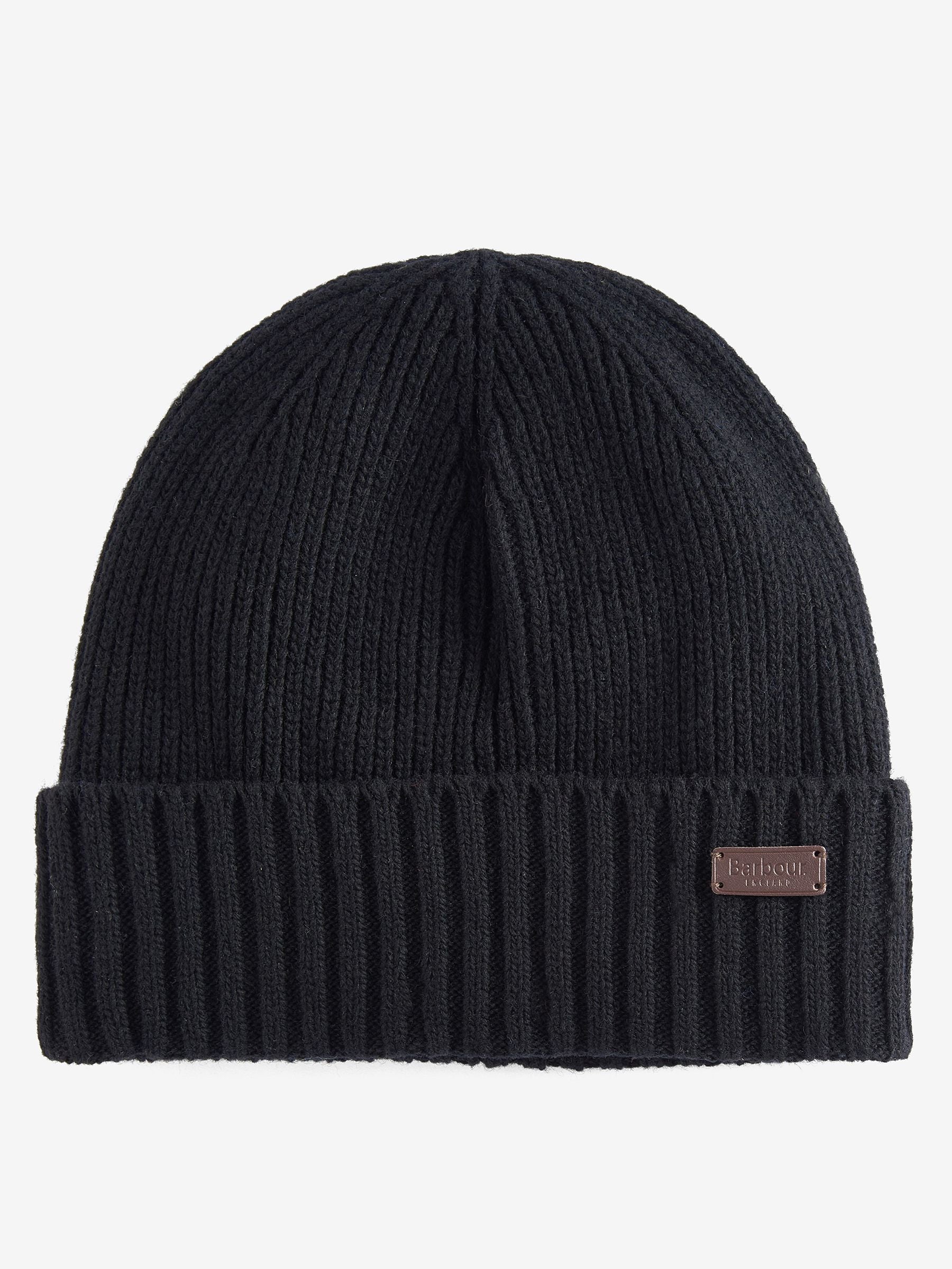 Barbour® Black Carlton Beanie Hat