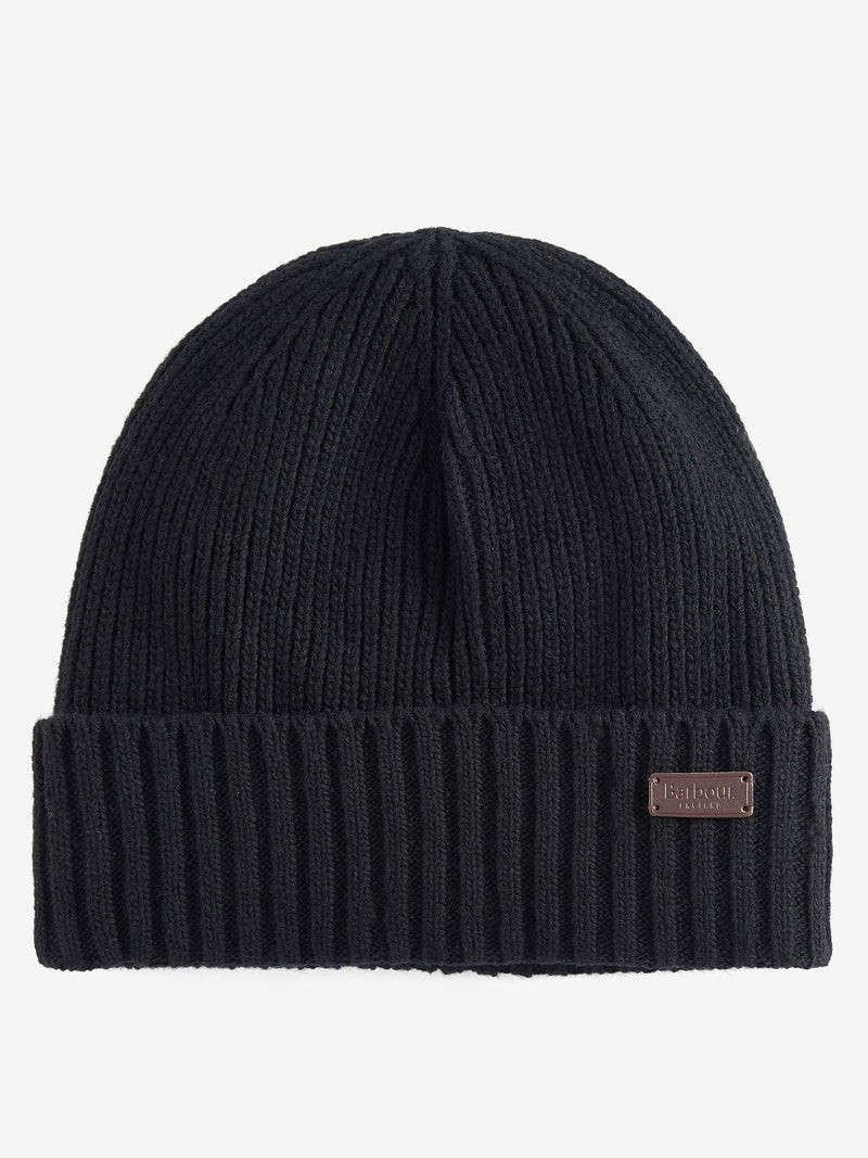 Barbour® Black Carlton Beanie Hat