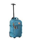Cabin Max Petrol Blue Metz Underseat Hybrid Trolley Bag and Backpack 20 Litre
