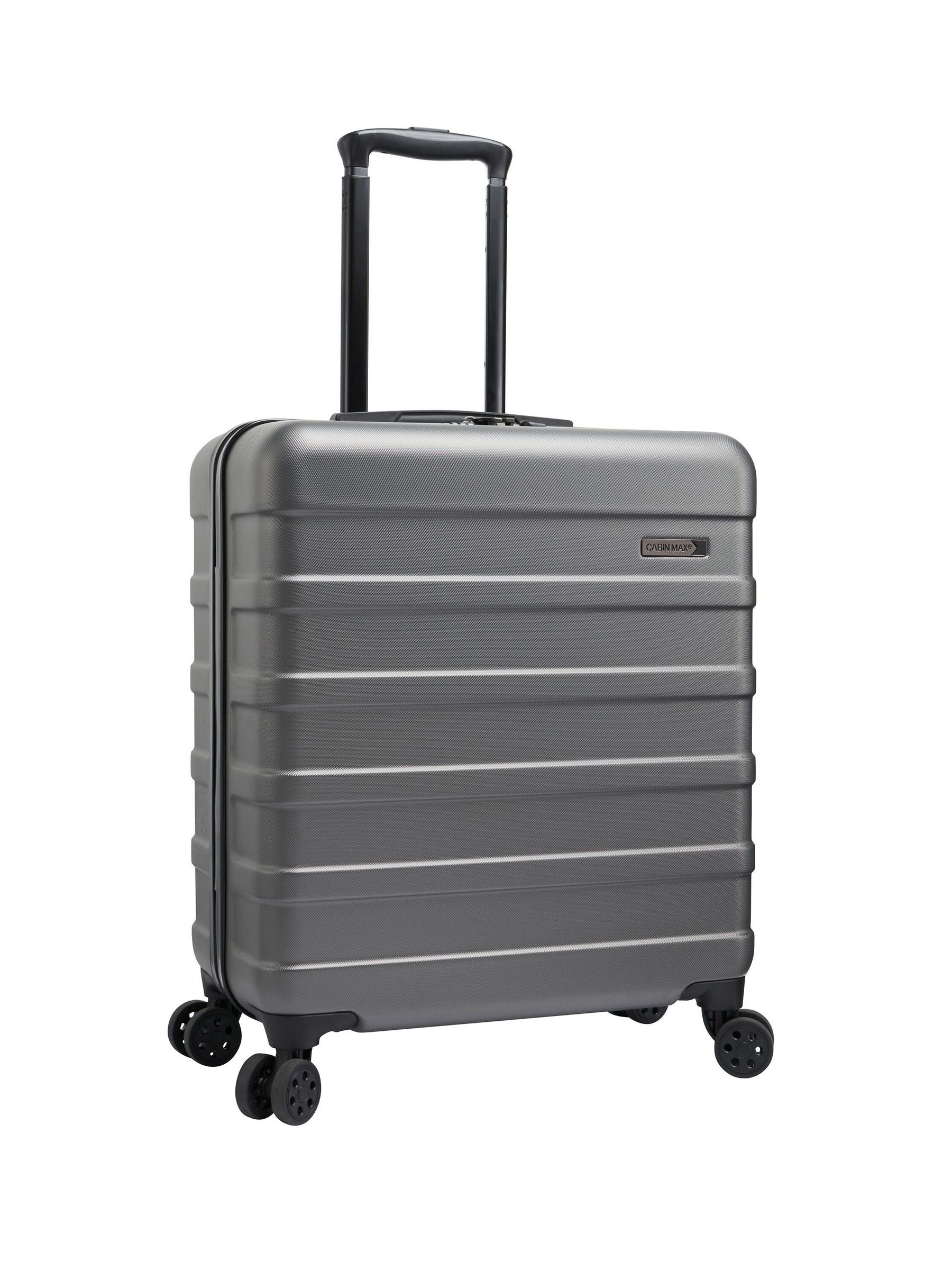 Cabin Max grey Anode carry on suitcase 56L, imported from the UK