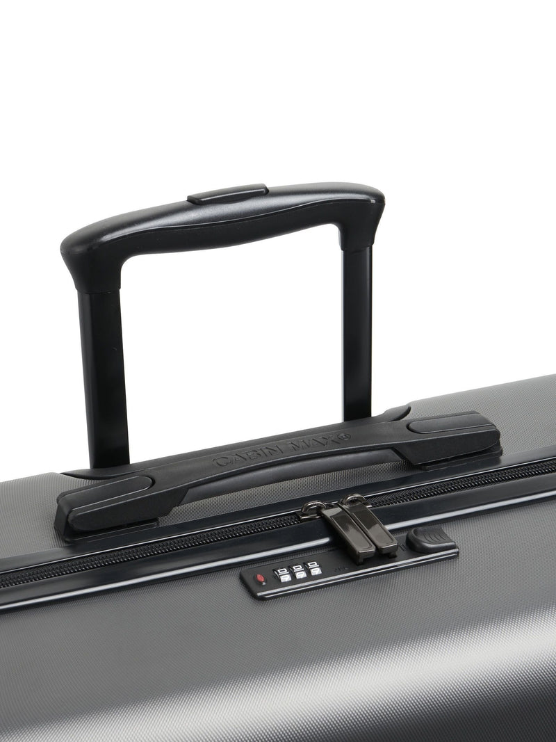 Cabin Max grey Anode carry on suitcase 56L, imported from the UK