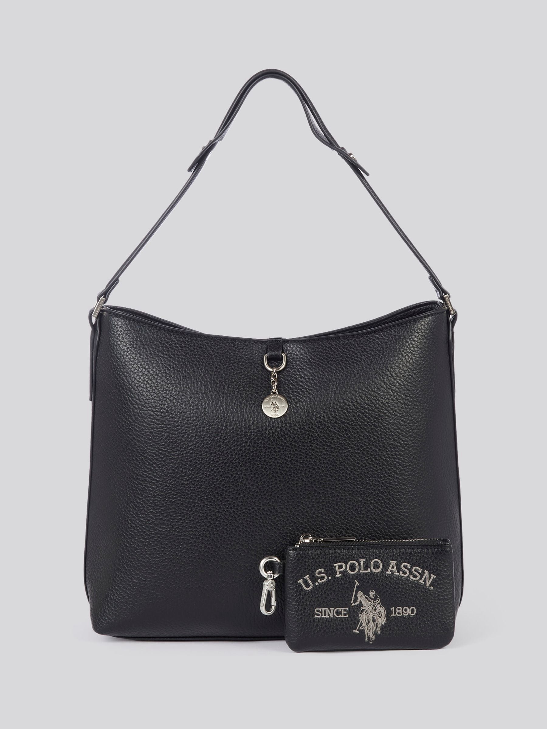 US Polo Assn. Breezy Hobo Bag black, imported from the UK