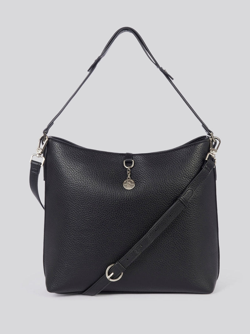 US Polo Assn. Breezy Hobo Bag black, imported from the UK