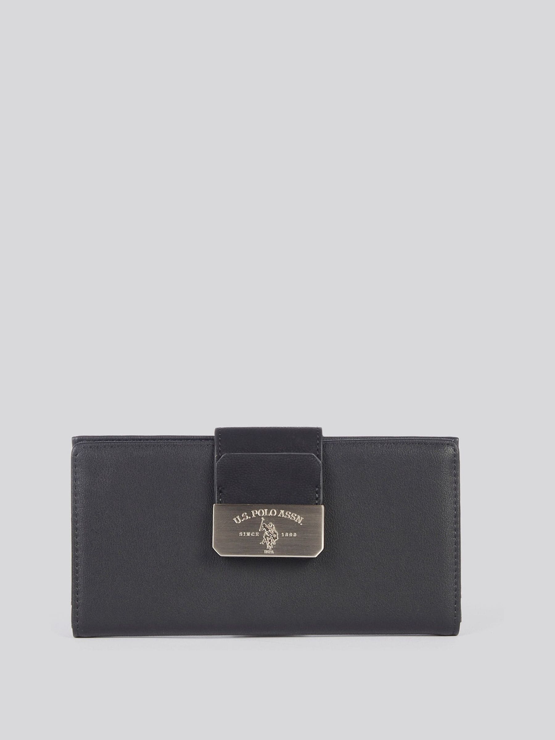 U.S. Polo Assn. black women's card holder purse (British brand)