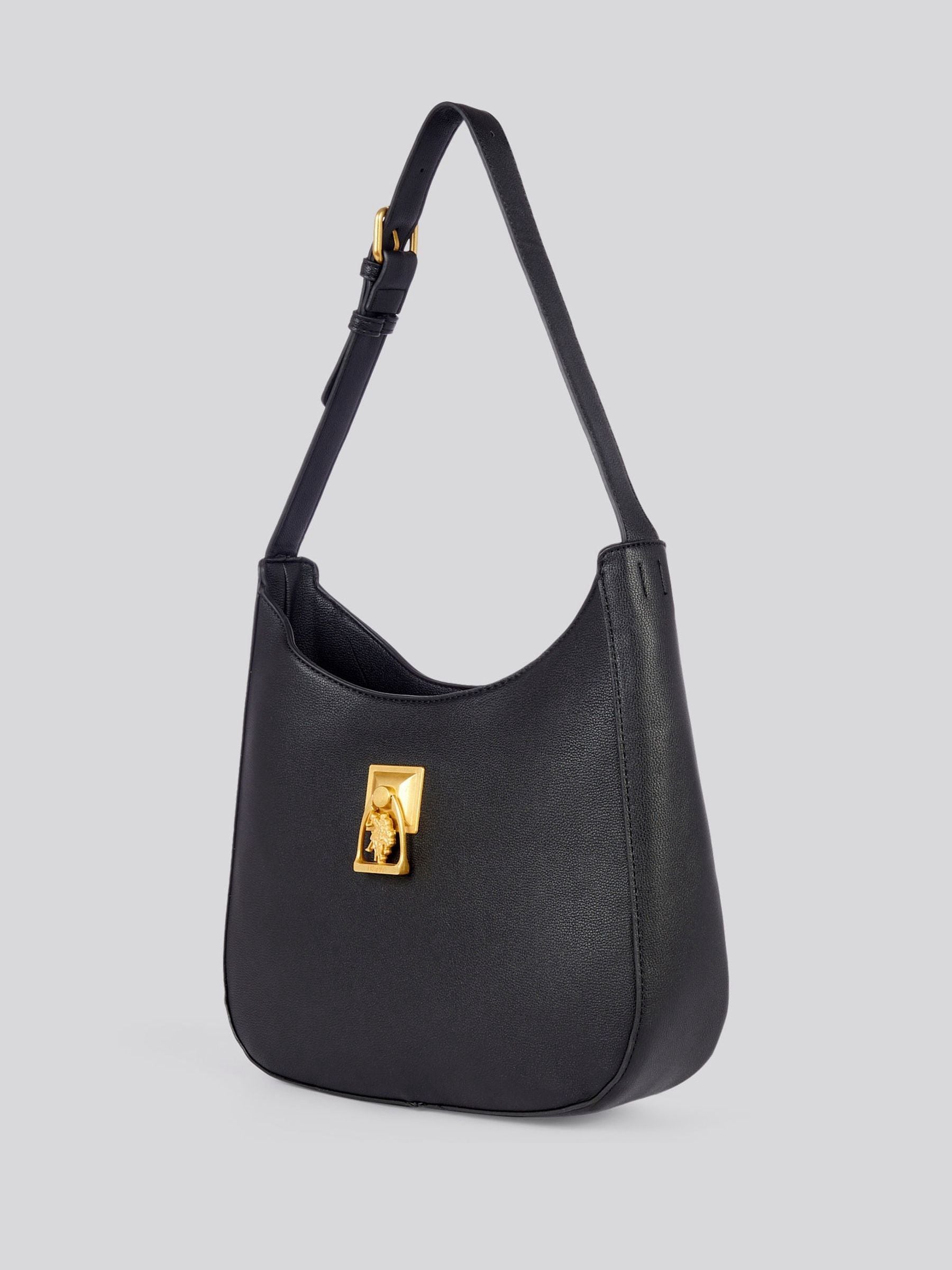 U.S. Polo Assn. women's Earth hobo bag black (British brand)