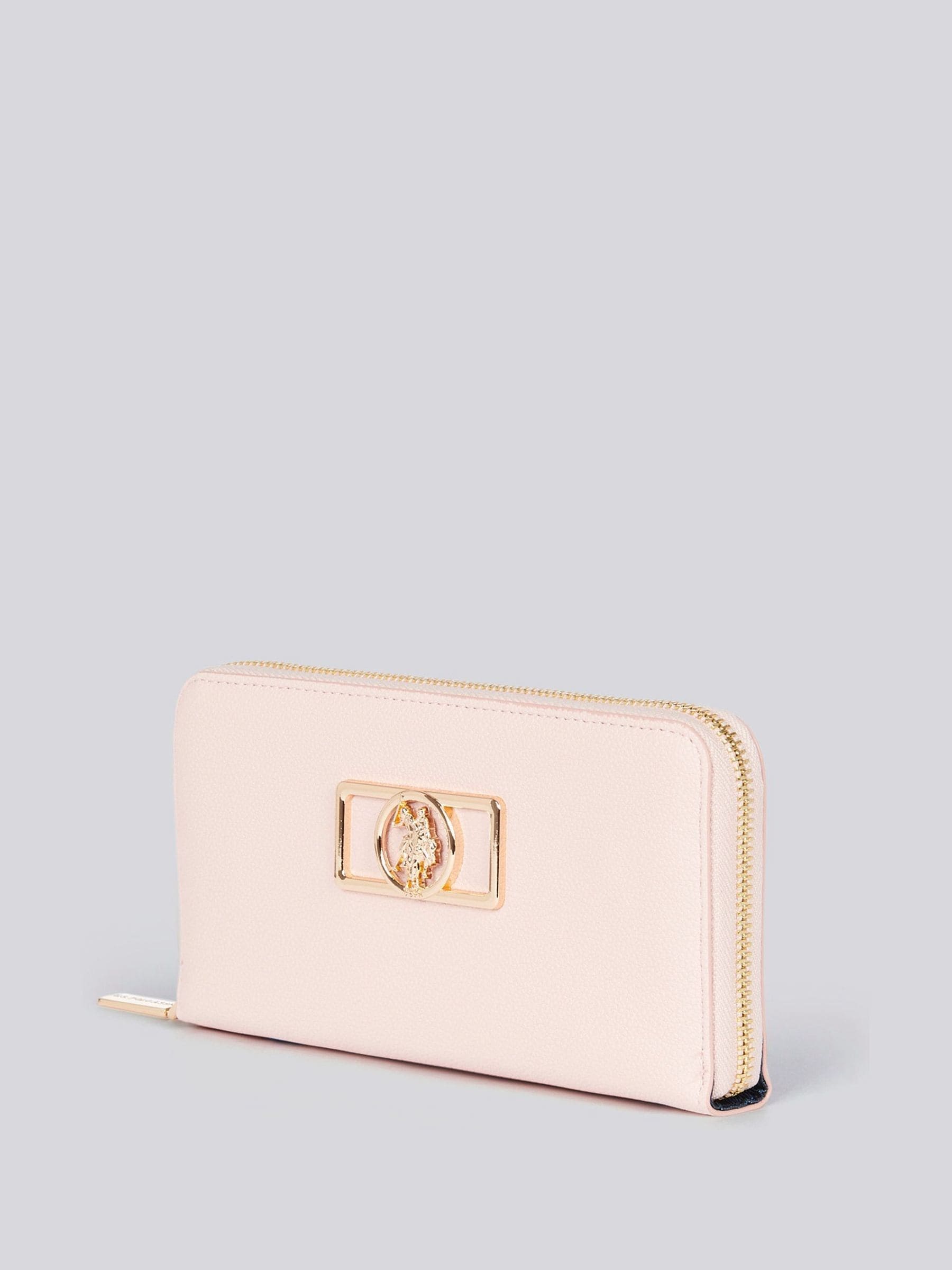 U.S. Polo Assn. pink zip-around wallet, UK version