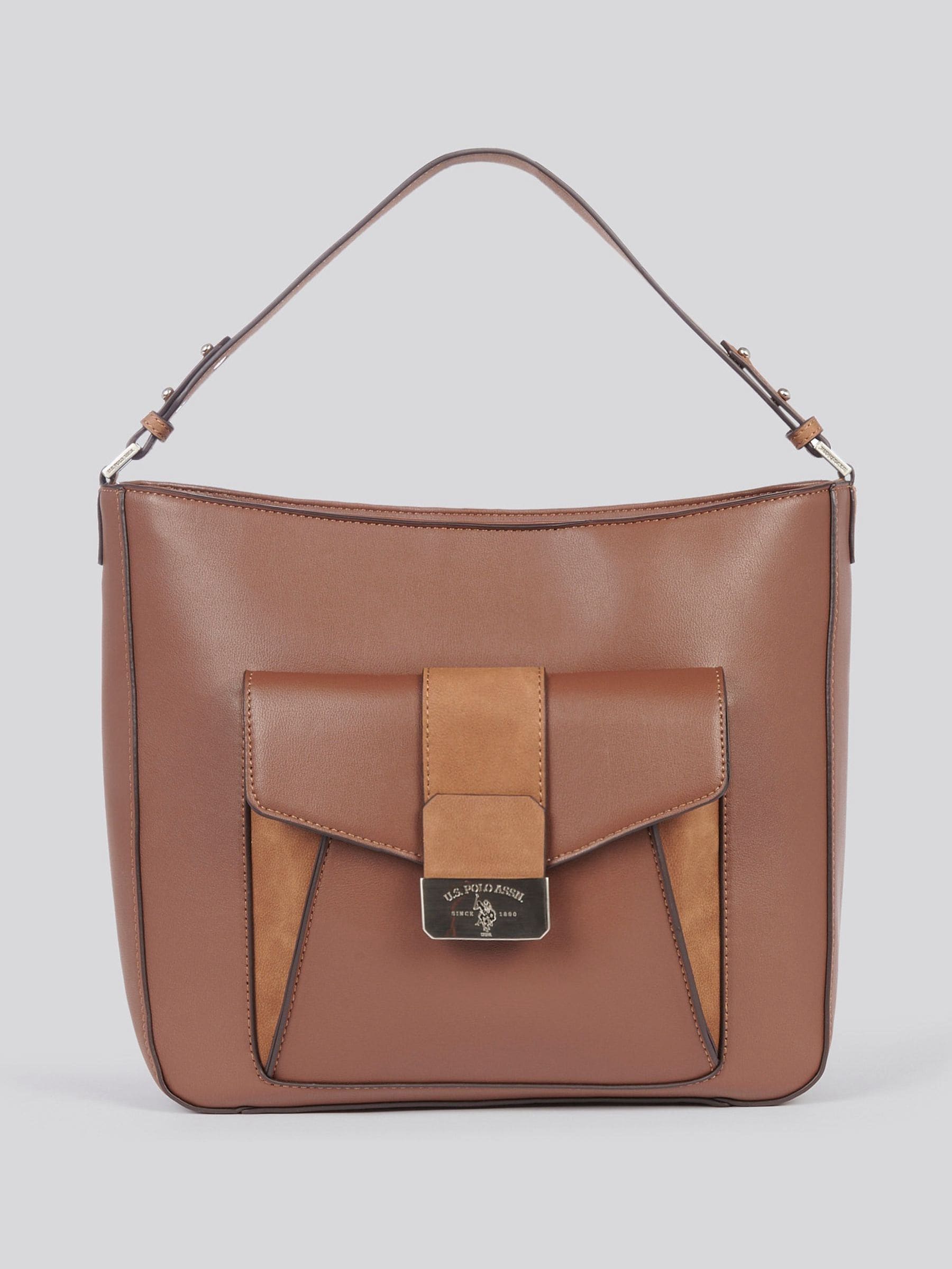 U.S. Polo Assn. romantic hobo bag brown, UK version