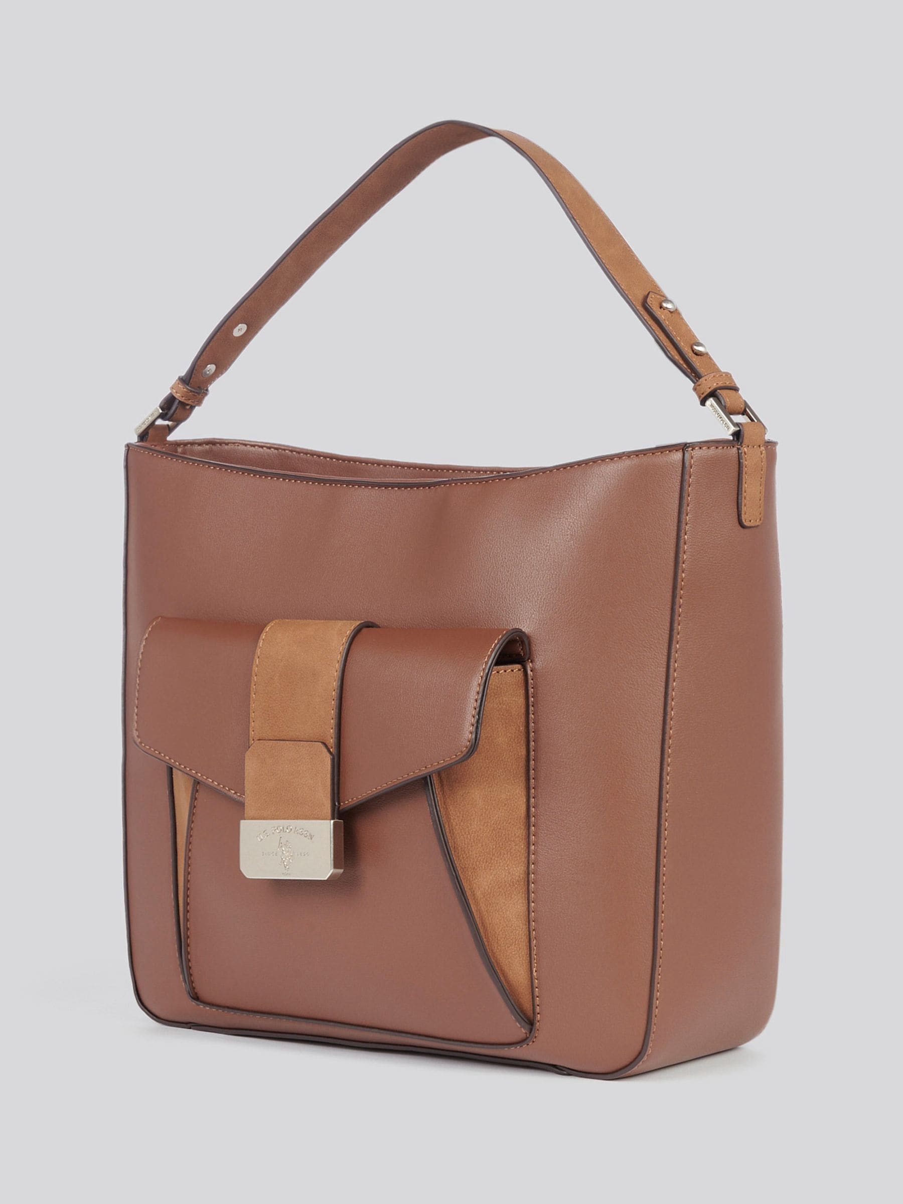 U.S. Polo Assn. romantic hobo bag brown, UK version