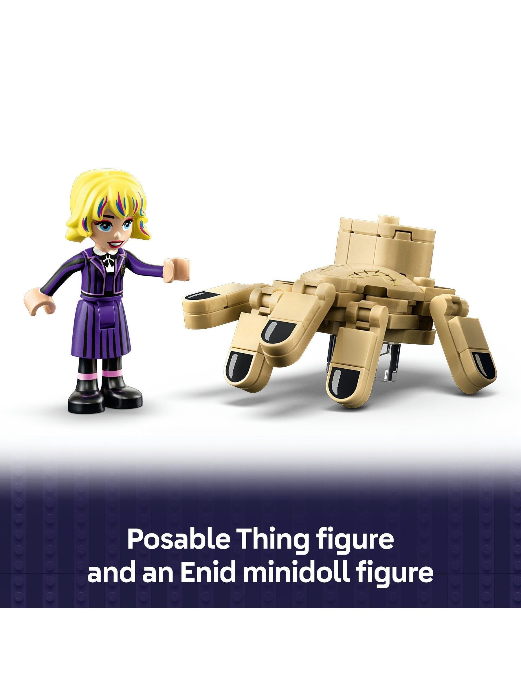 LEGO Wednesday Thing's Apartment building set with mini dolls - British product