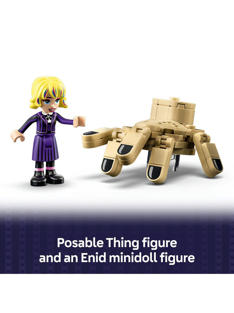 LEGO Wednesday Thing's Apartment building set with mini dolls - British product