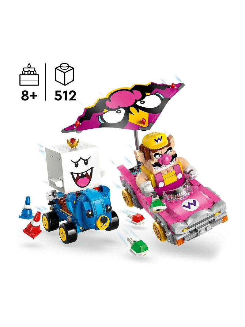 LEGO Super Mario Wario and King Boo figures set 72038, imported from the UK