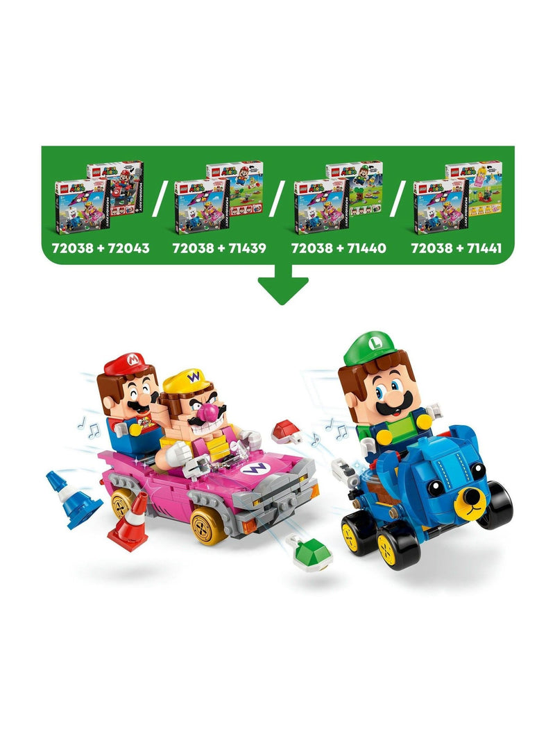 LEGO Super Mario Wario and King Boo figures set 72038, imported from the UK