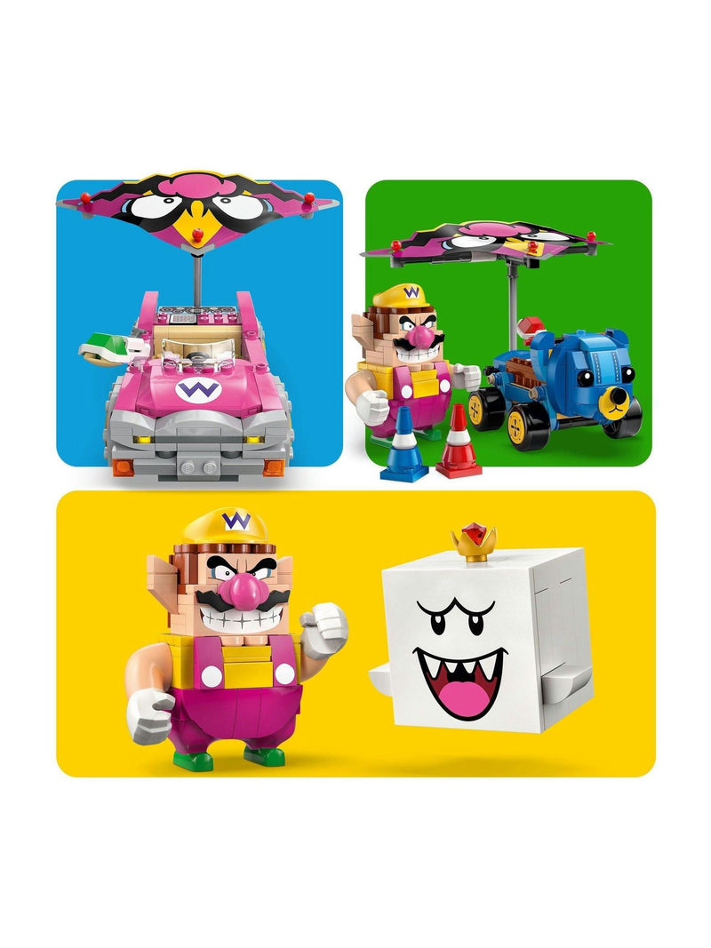 LEGO Super Mario Wario and King Boo figures set 72038, imported from the UK