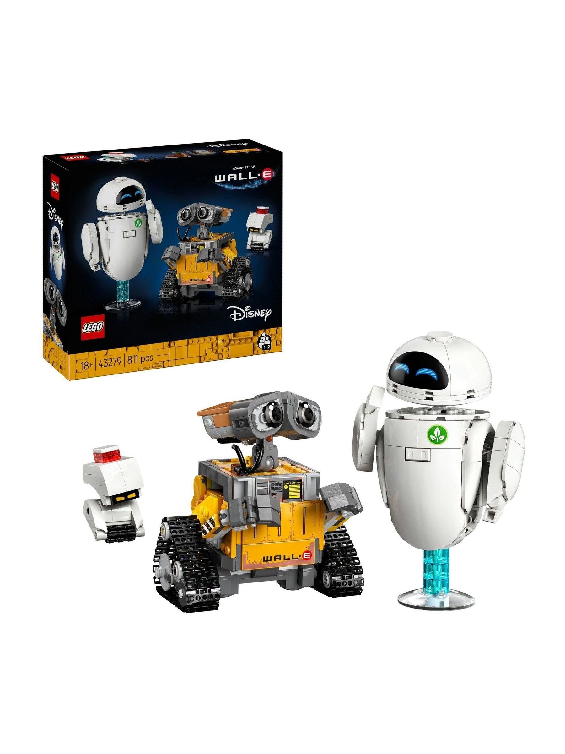 LEGO Disney Pixar WALL-E and EVE building set 43279 - British product