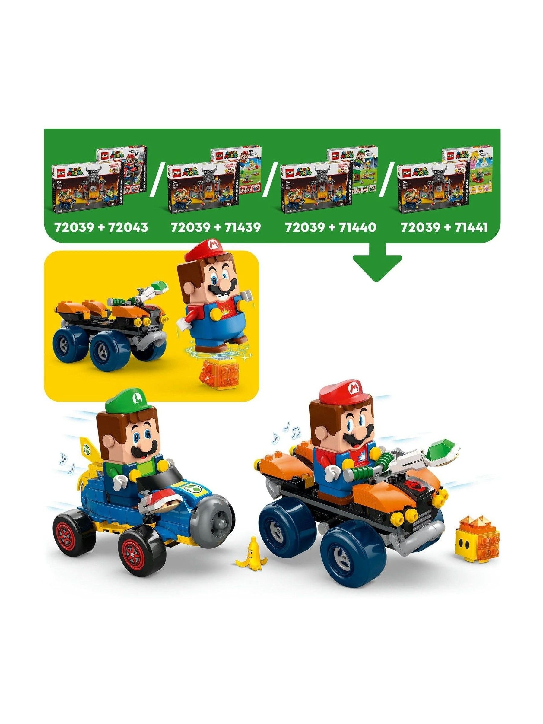 LEGO Super Mario Bowsers Castle building toy set 72039 (British brand)