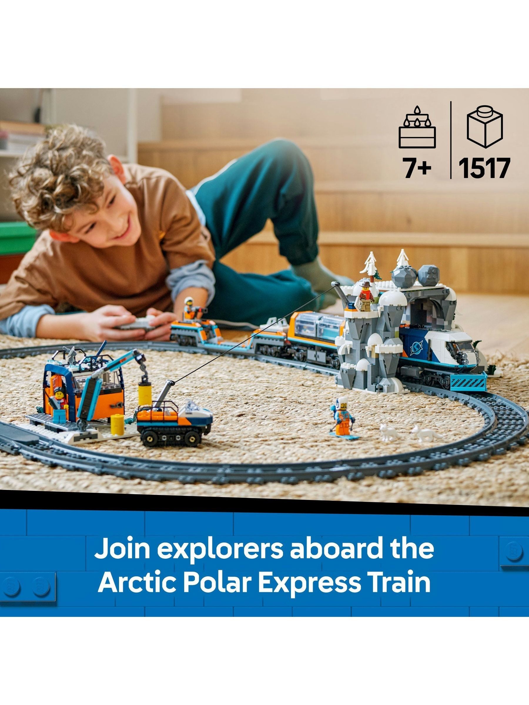 LEGO City Arctic Polar Express Train set 60470, imported from the UK