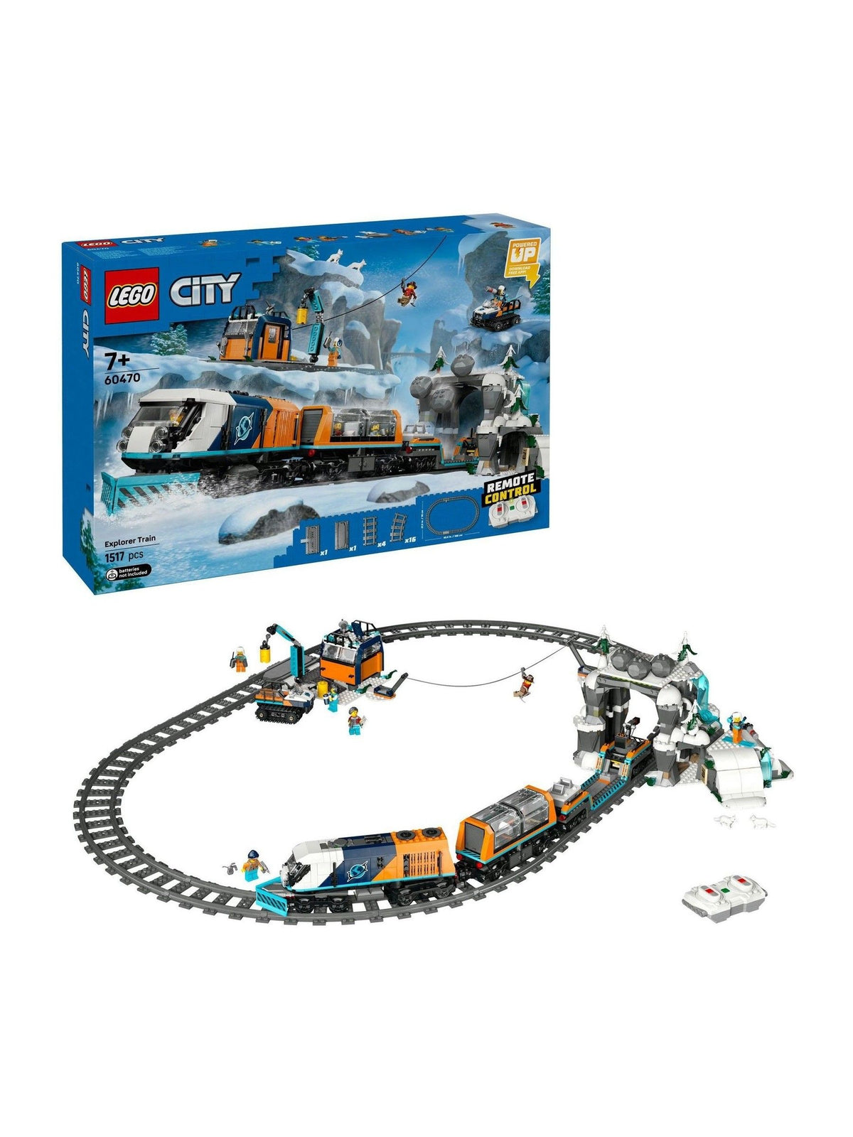 LEGO City Arctic Polar Express Train set 60470, imported from the UK