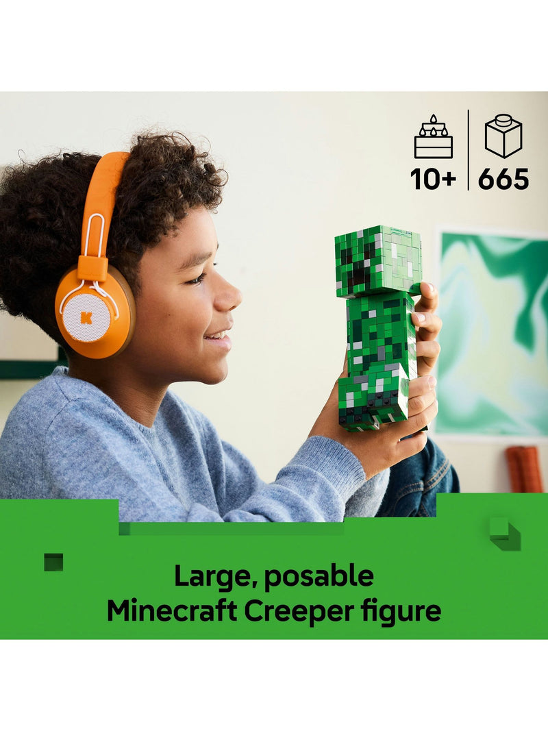 LEGO Minecraft Creeper figure building toy set 665 pieces - British product