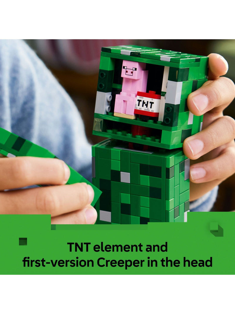 LEGO Minecraft Creeper figure building toy set 665 pieces - British product