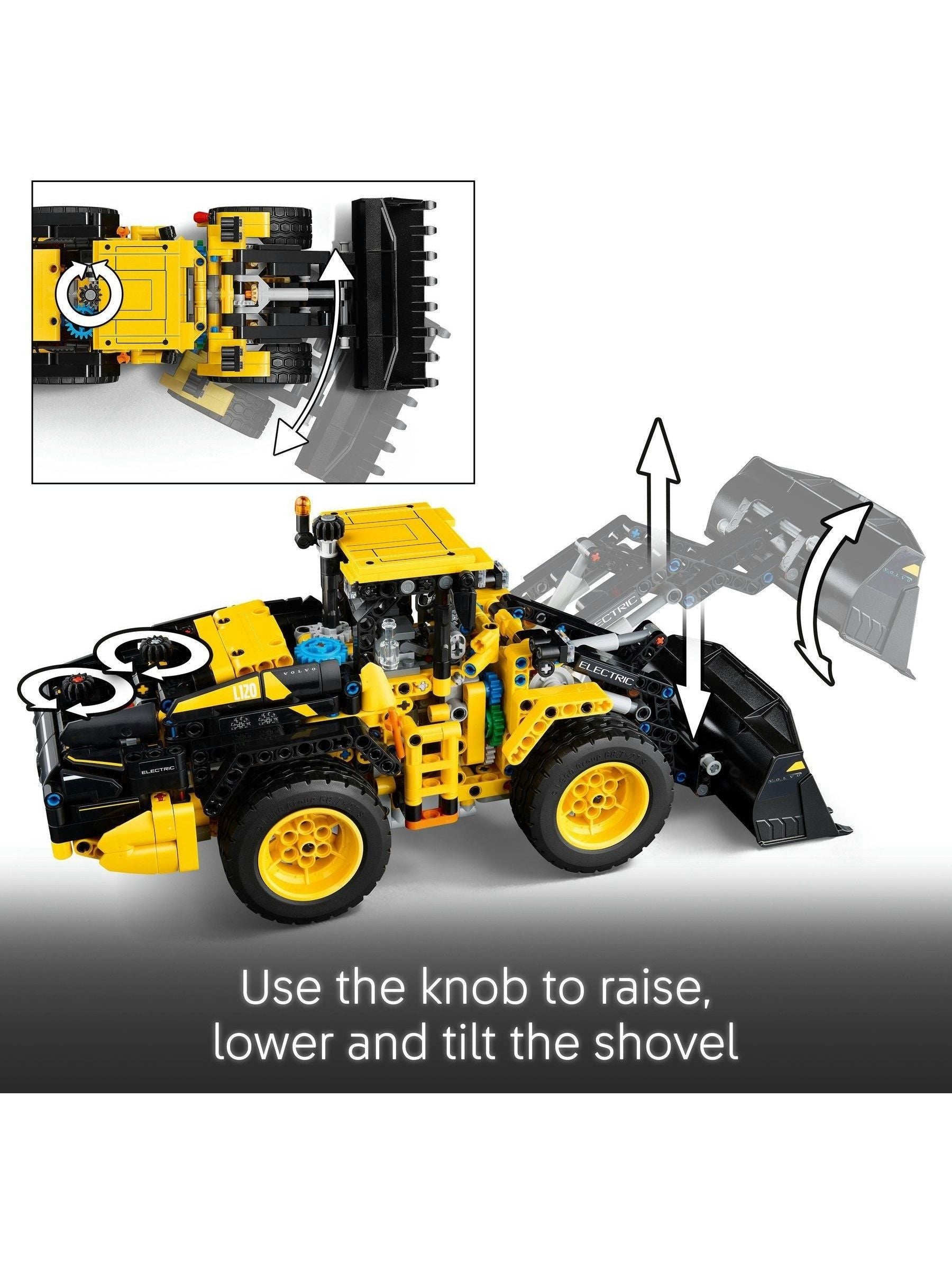 LEGO Technic Volvo L120 wheel loader building set, imported from the UK