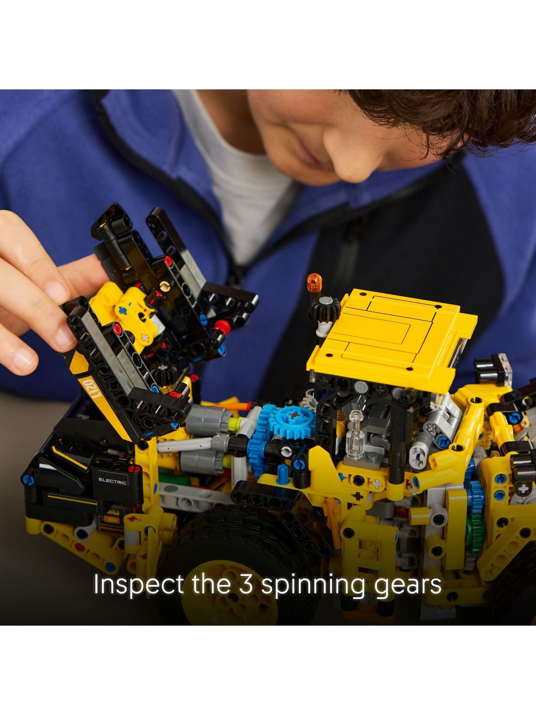 LEGO Technic Volvo L120 wheel loader building set, imported from the UK