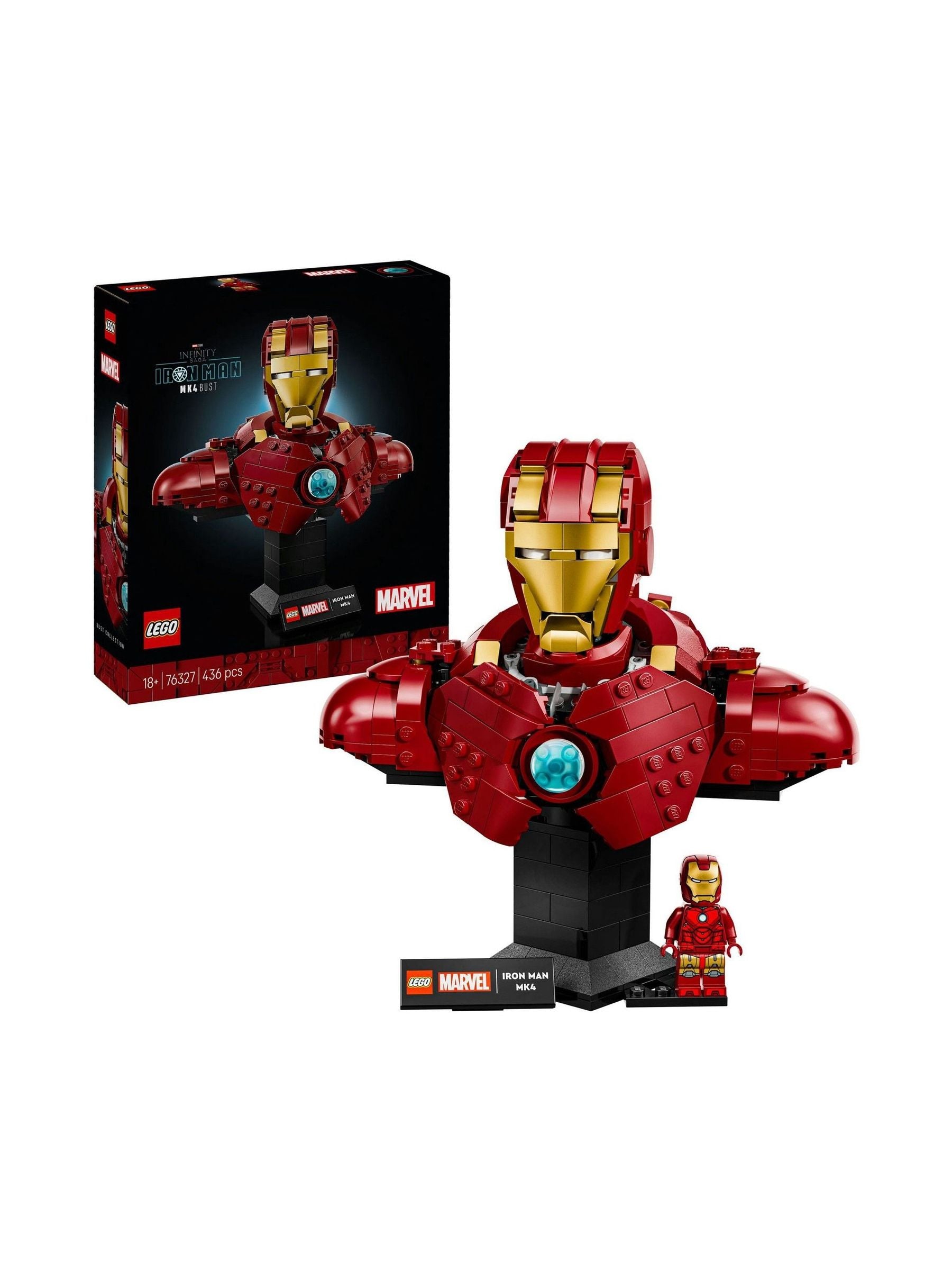 LEGO Iron Man MK4 bust 26cm (British brand)